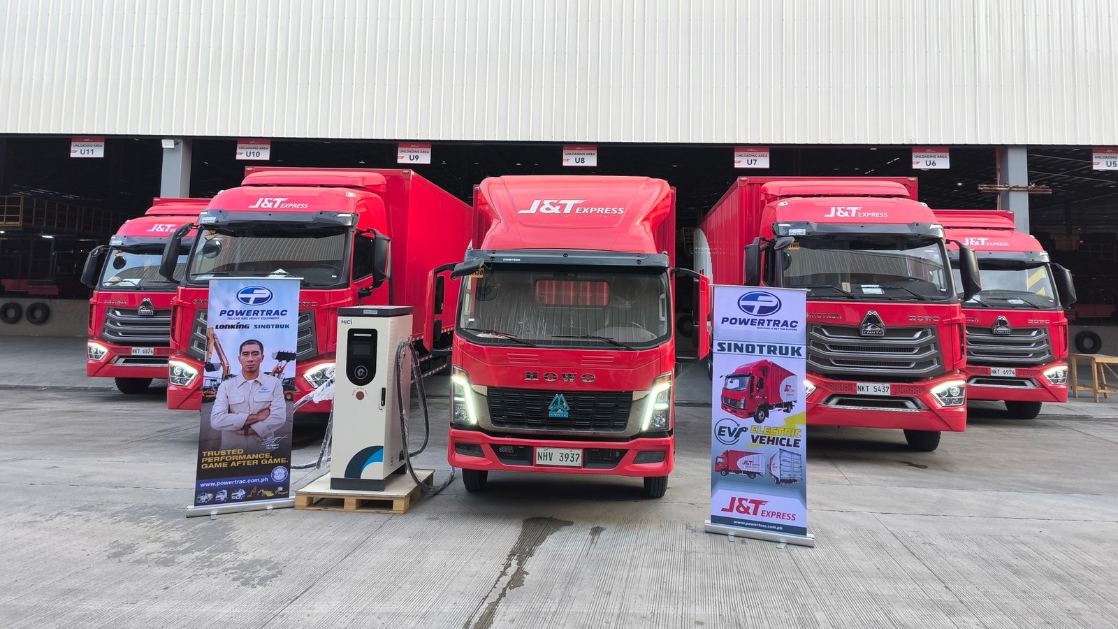 SINOTRUK entrega con éxito camiones eléctricos a J&T Express Filipinas